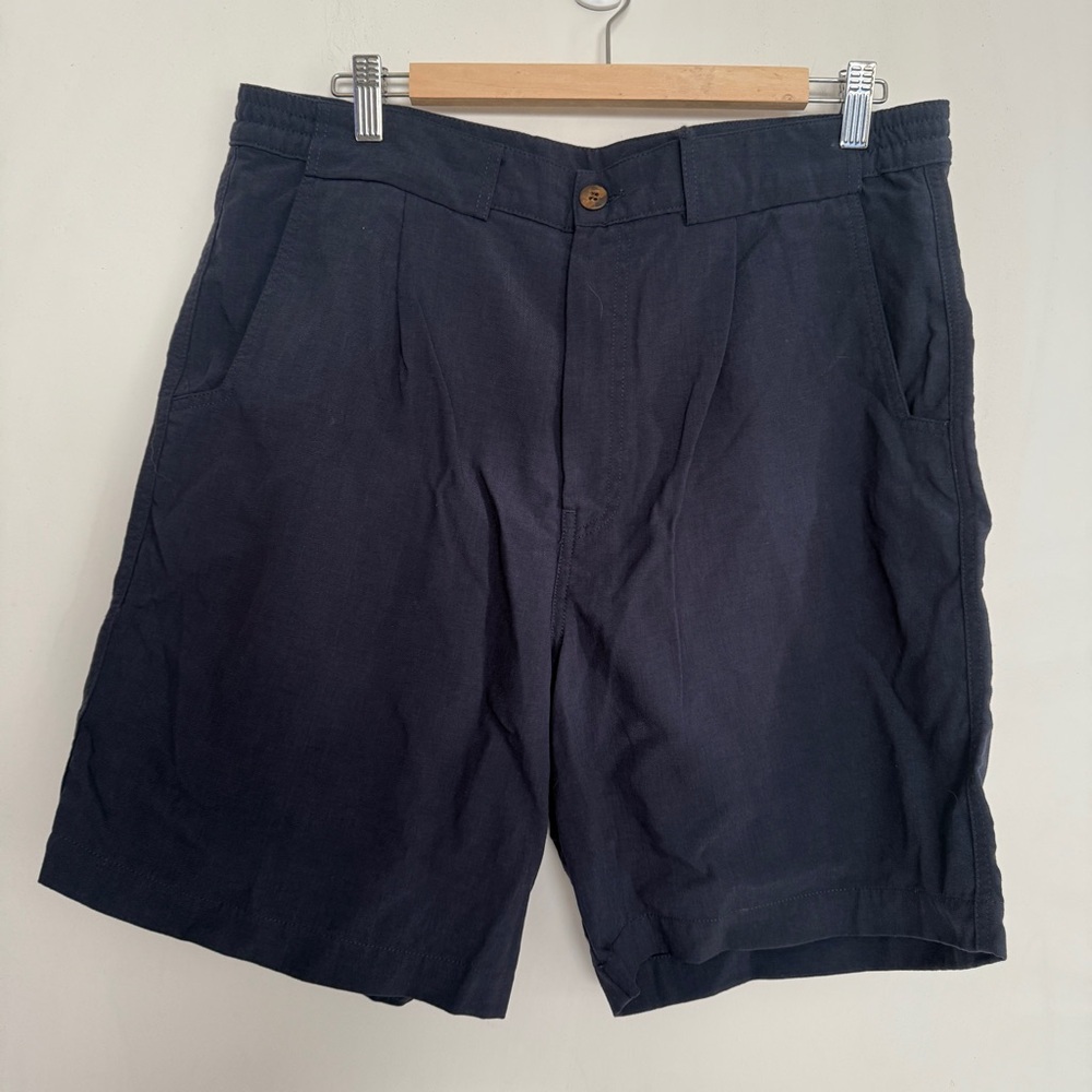 Rohan On Route Men Navy Blue Polyamide Pockets Logo Walking Shorts Size 36